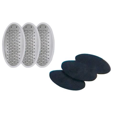 Telebrands PedEgg Replacement Blades with Emery Pads, 3 pack.